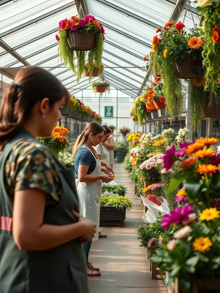 Floristería en El Rosario