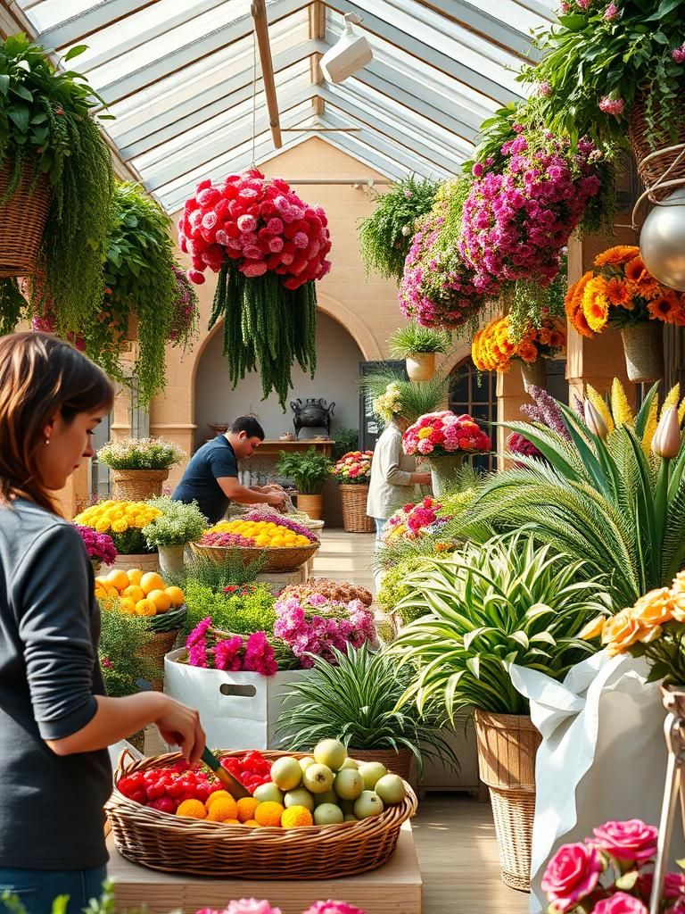 Floristería en La Carlota