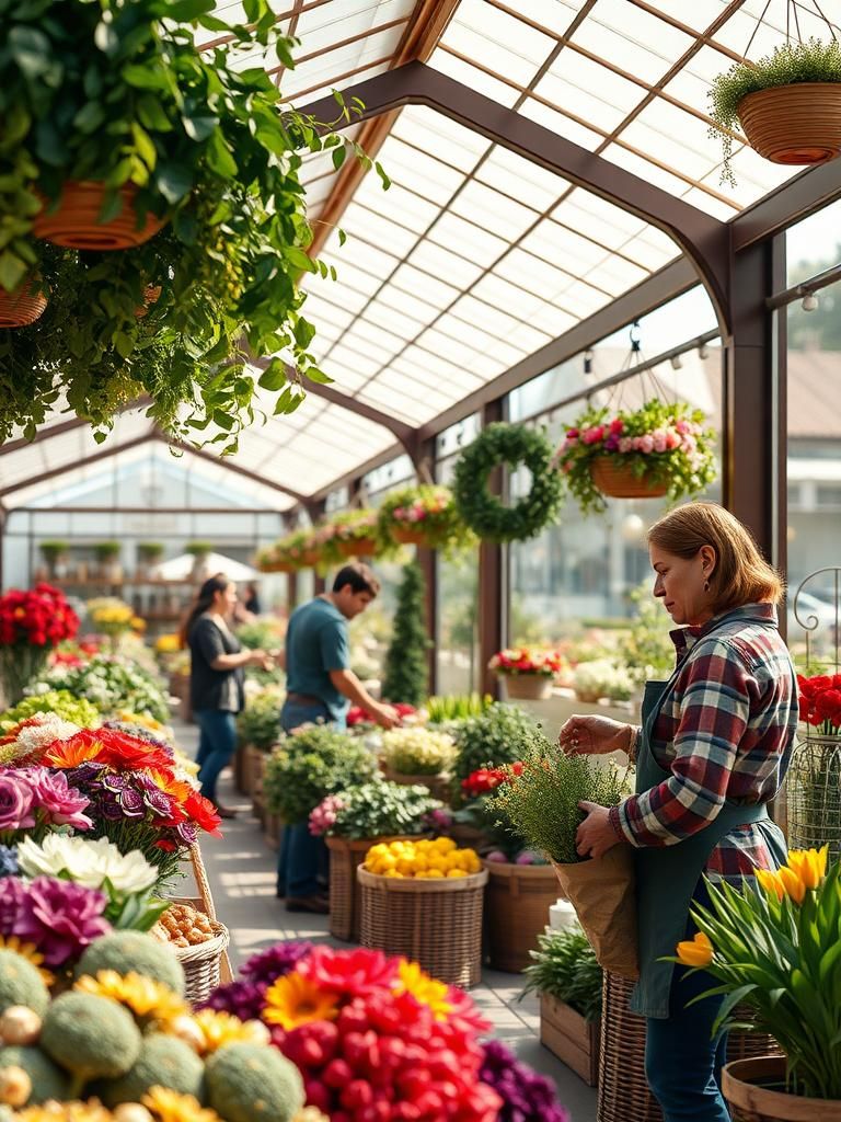 Floristería en Sangenjo